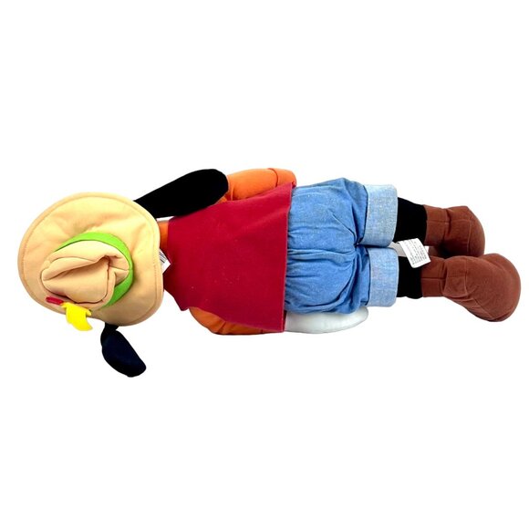 Disney Parks Goofy Plush Toy 18 1/2" Authentic Original Gone Fishing Outfit EUC - Picture 5 of 10